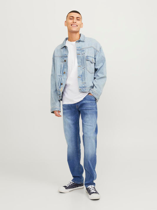 JJIMIKE JJORIGINAL 411 TAPERED FIT JEANS