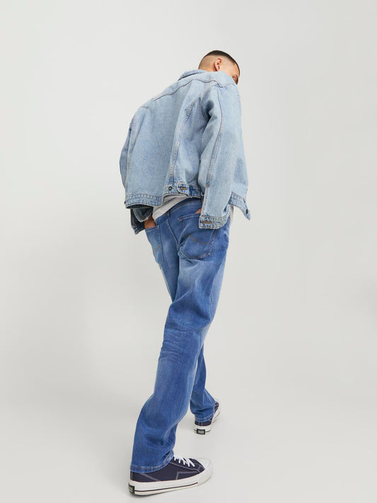 JJIMIKE JJORIGINAL 411 TAPERED FIT JEANS