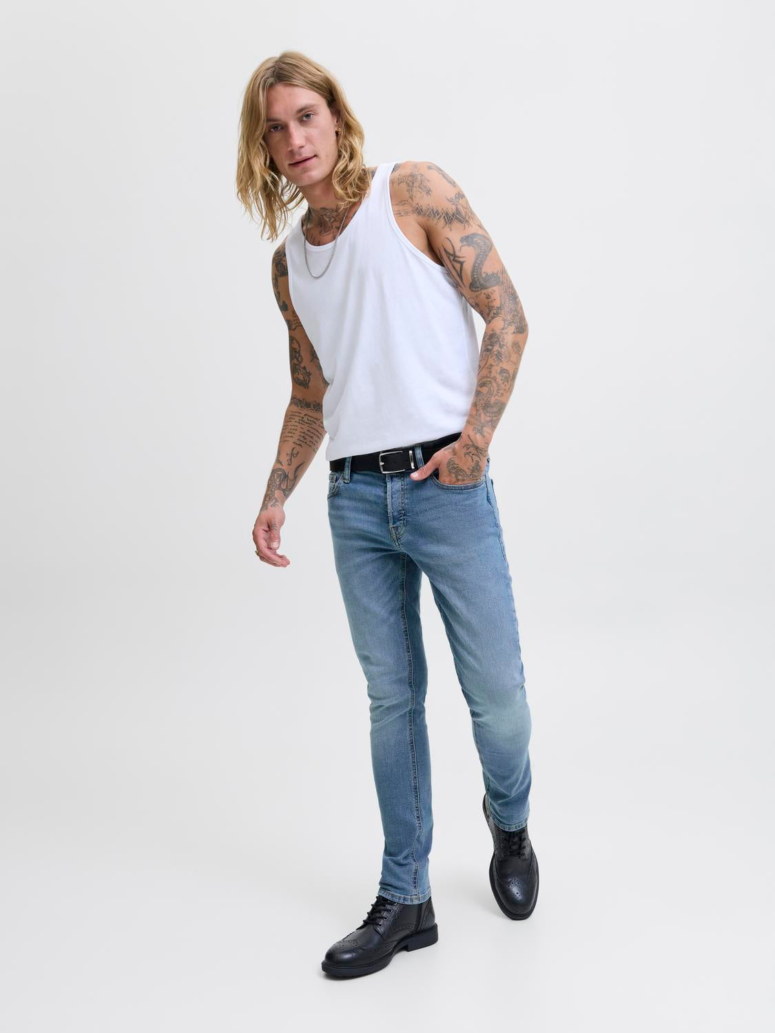 JJIGLENN JJORIGINAL 030 SLIM FIT JEANS