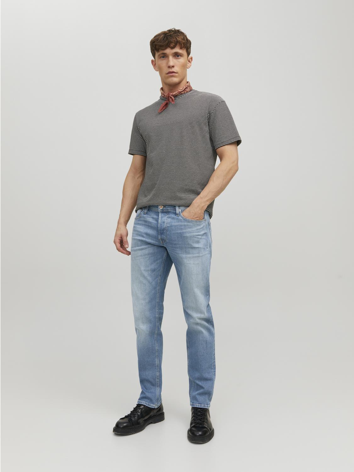 JJIMIKE JJORIGINAL 011 TAPERED FIT JEANS
