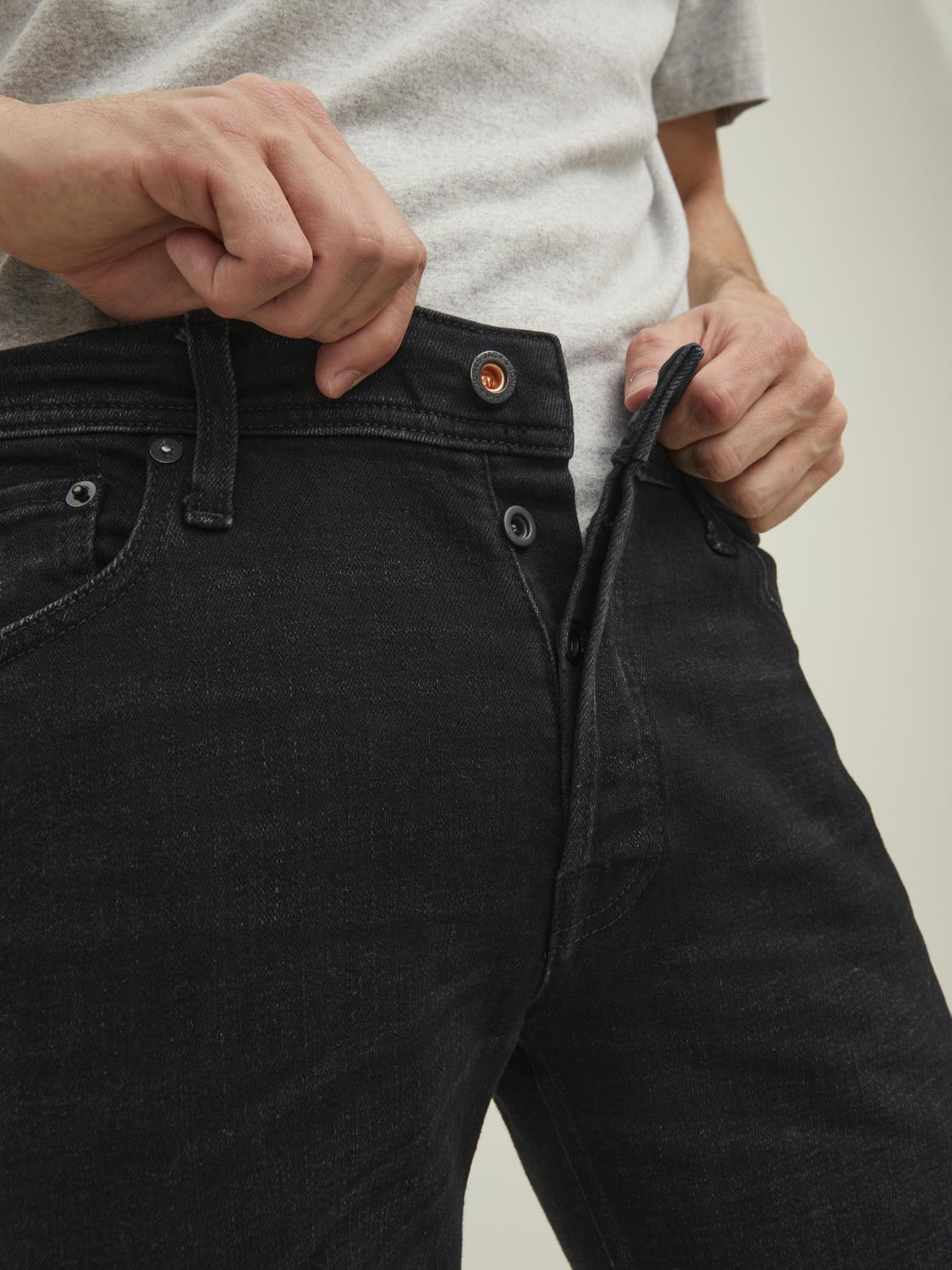 JJIMIKE JJORIGINAL 111 TAPERED FIT JEANS