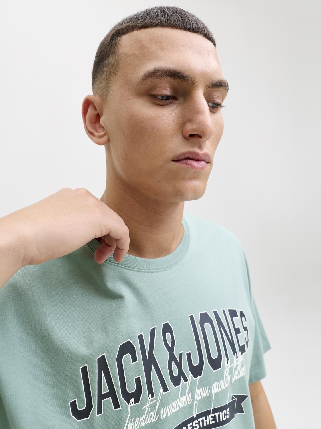 JJELOGO 2 COL S26 O-NECK T-SHIRT