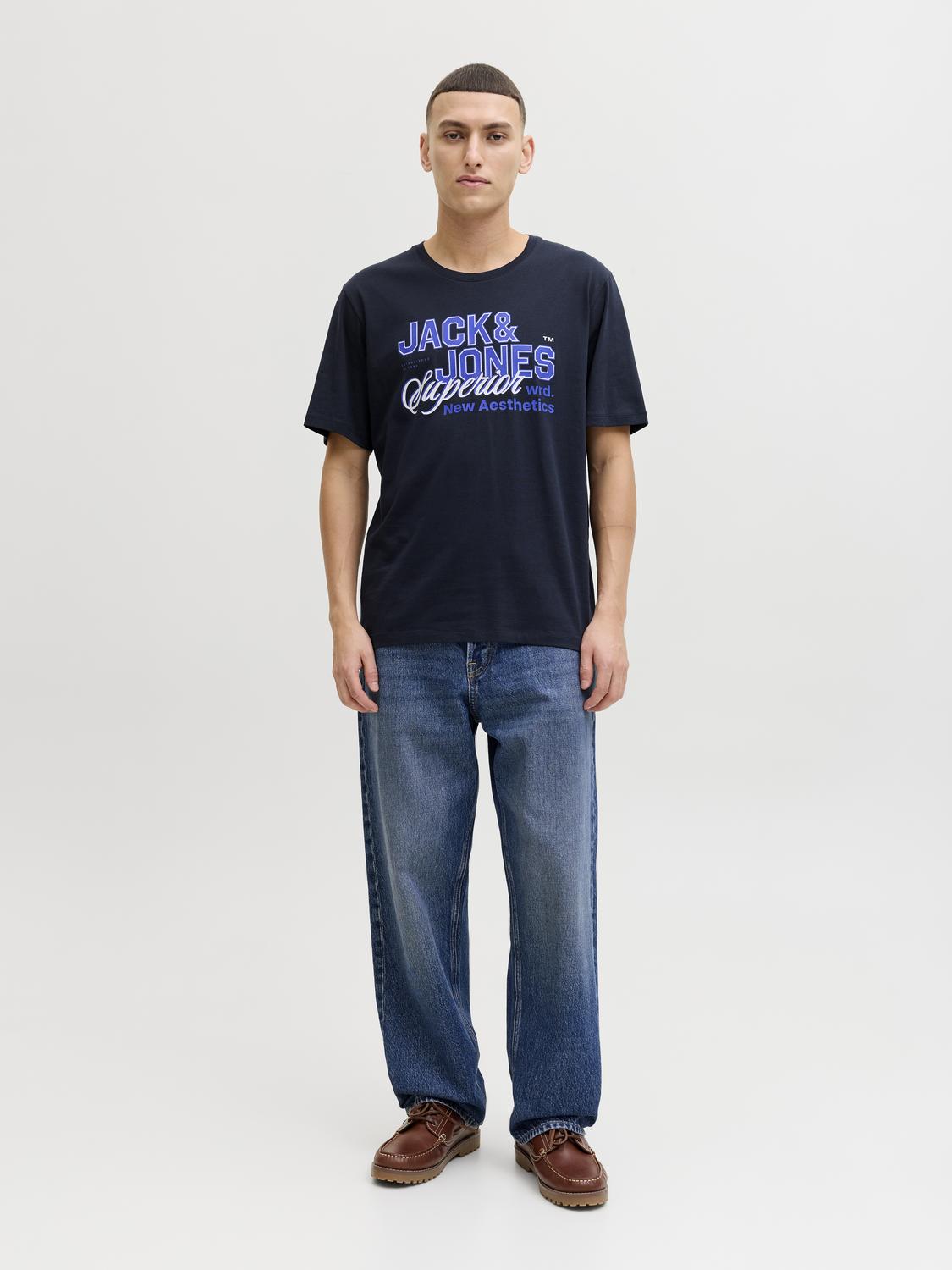 JJELOGO 2 COL S26 O-NECK T-SHIRT