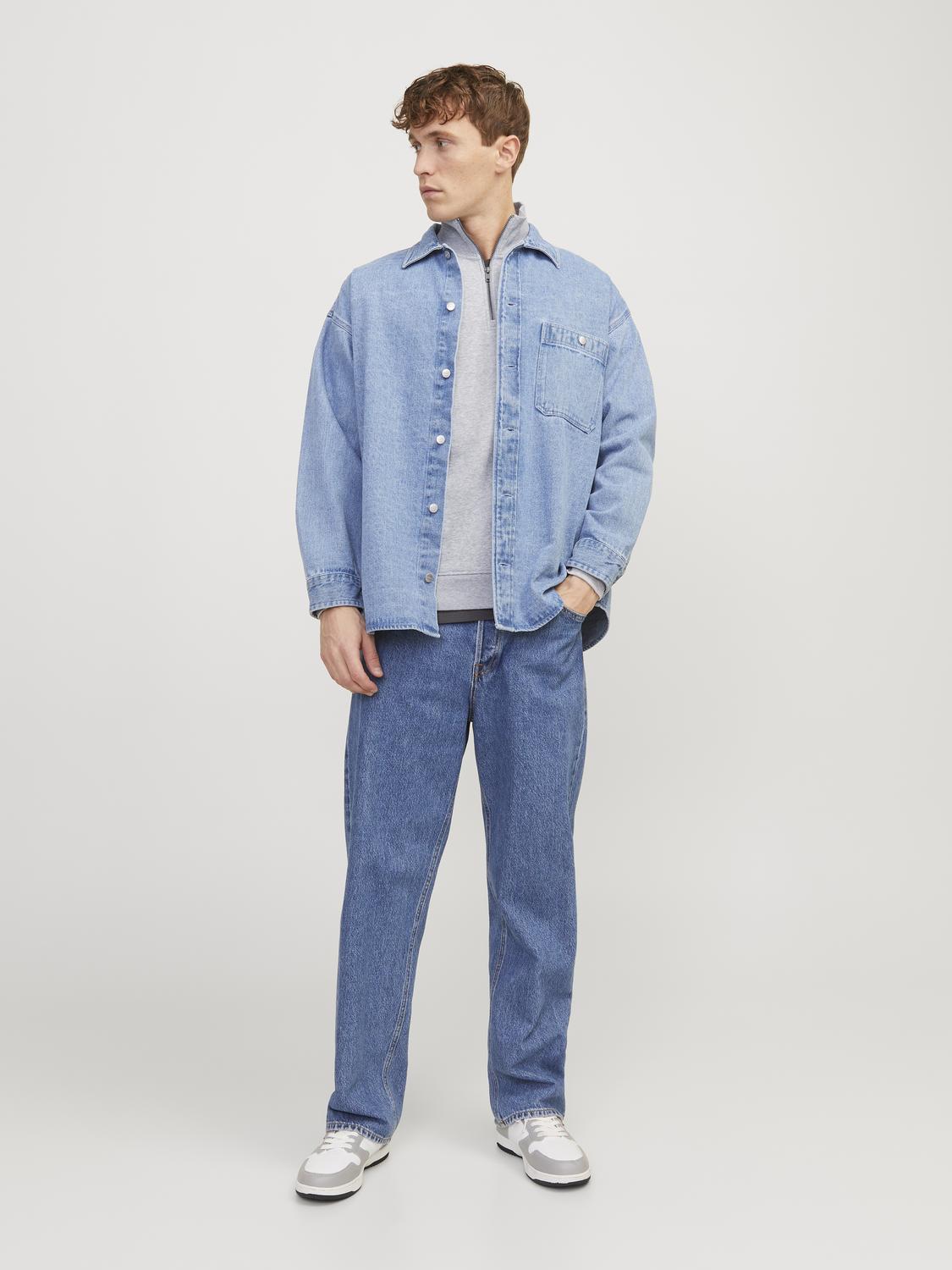 JJEBRADLEY HALF ZIP SWEATSHIRT