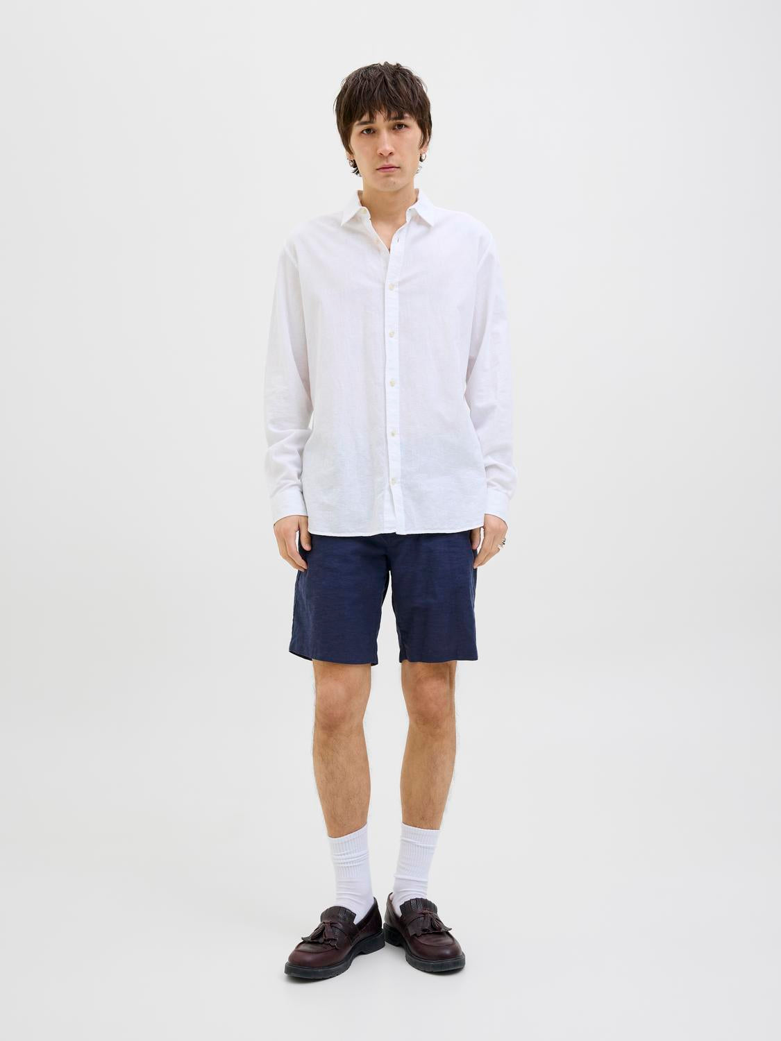 JPSTACE SUMMER LINEN BLEND SHORTS