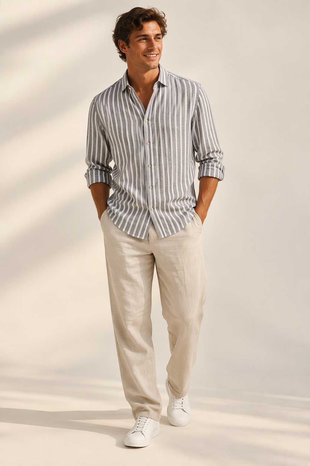 JJESUMMER LINEN BLEND SHIRT