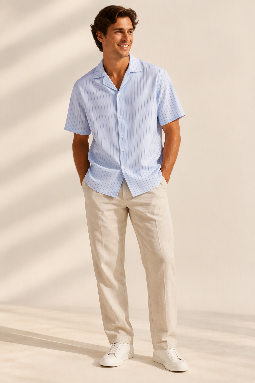 JORBILLYBURG STRIPED BOXY RESORT SHIRT