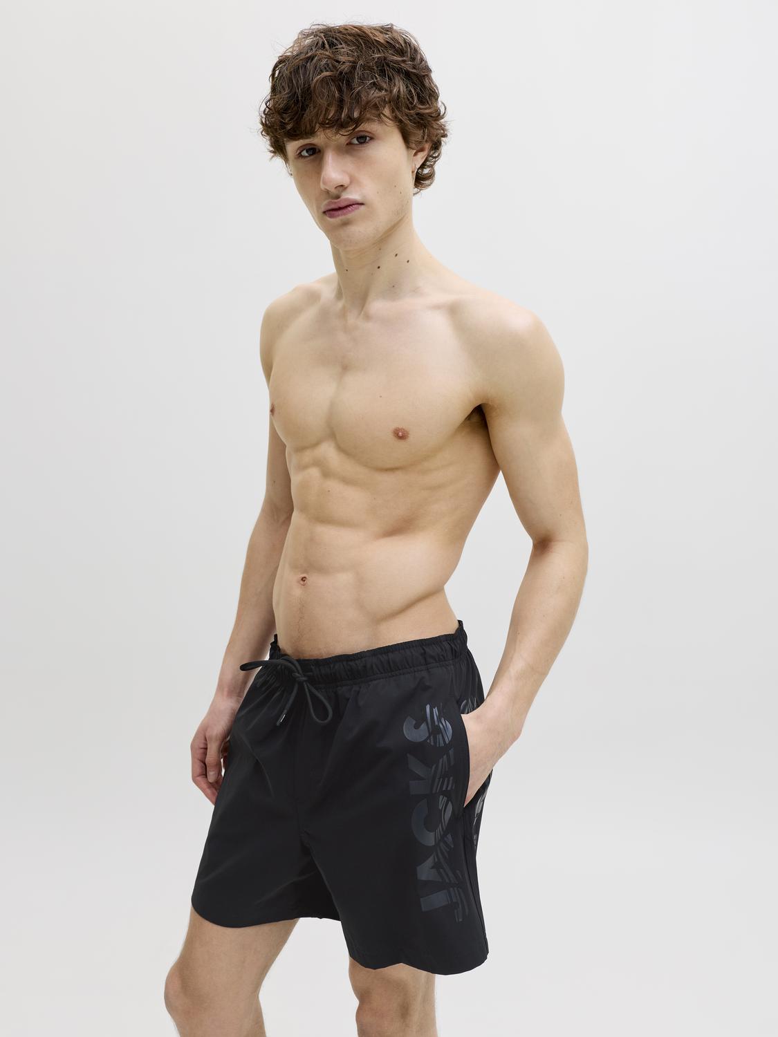 JPSTMAUI WAVE LOGO SWIM SHORTS