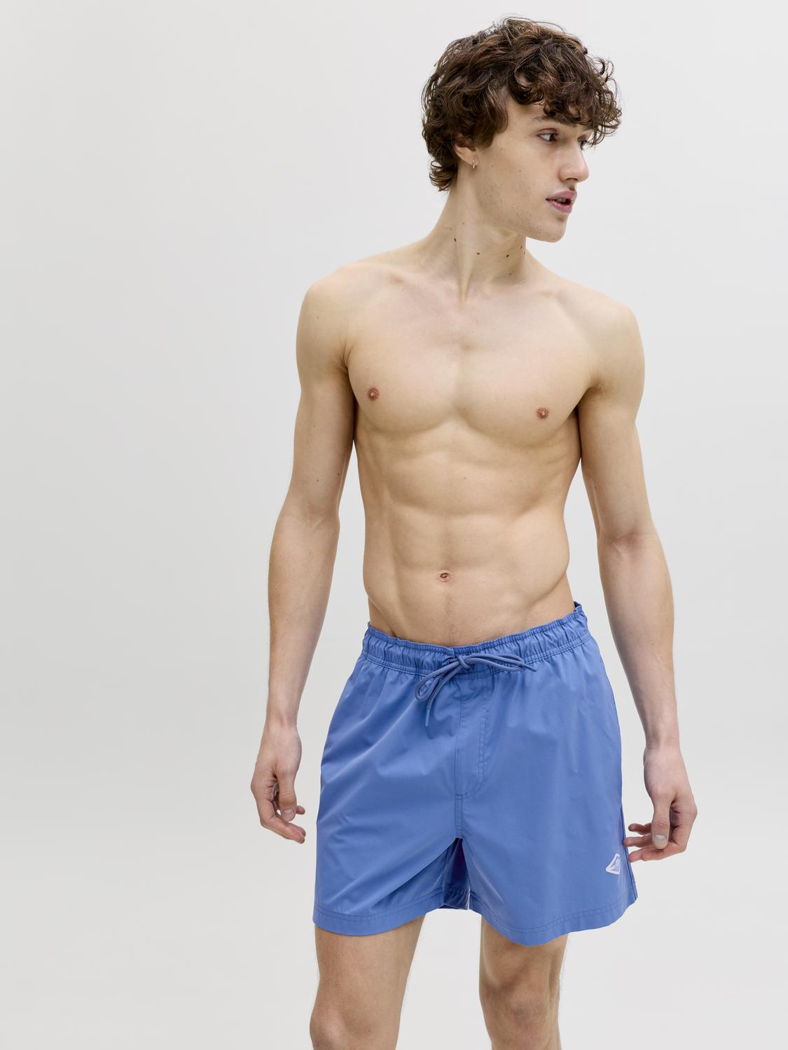 JPSTMAUI TROPIC SOLID SWIM SHORTS