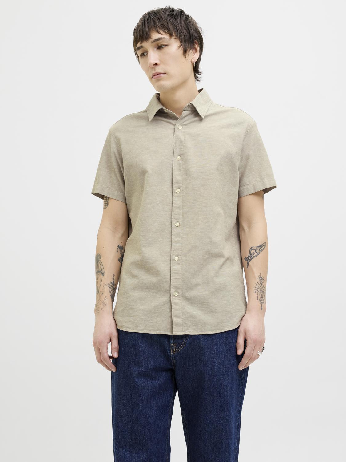 JJEBREEZE LINEN BLEND SHIRT