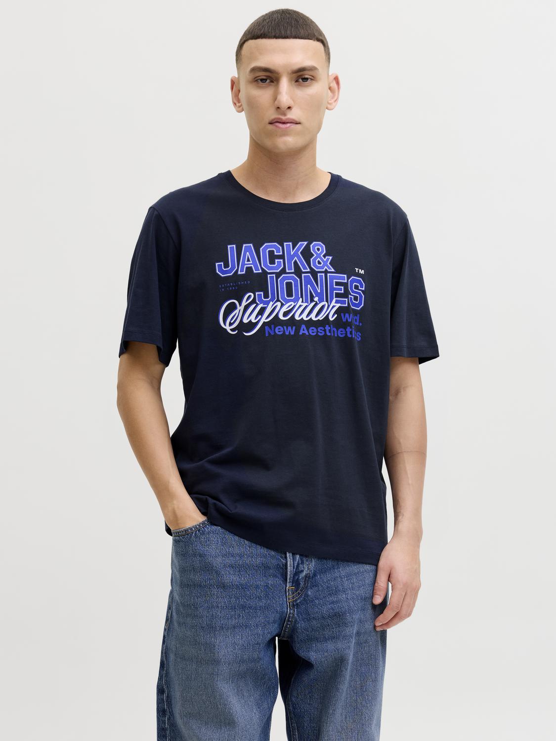 JJELOGO 2 COL S26 O-NECK T-SHIRT