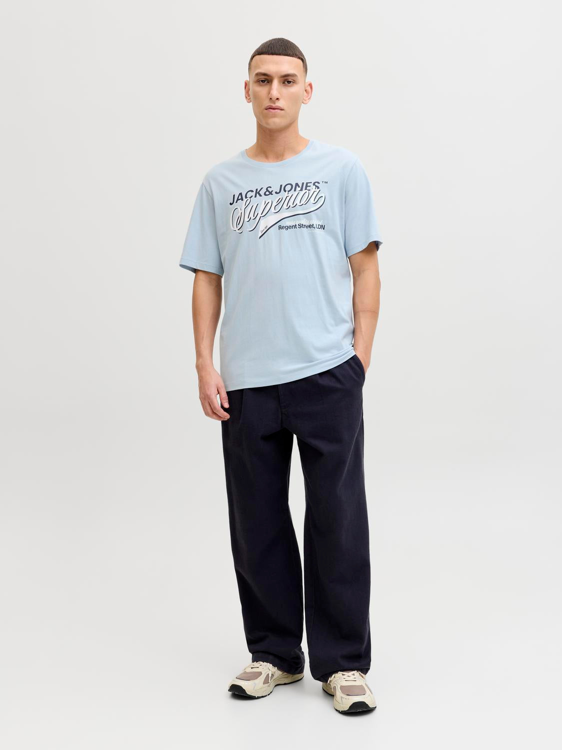 JJELOGO 2 COL S26 O-NECK T-SHIRT