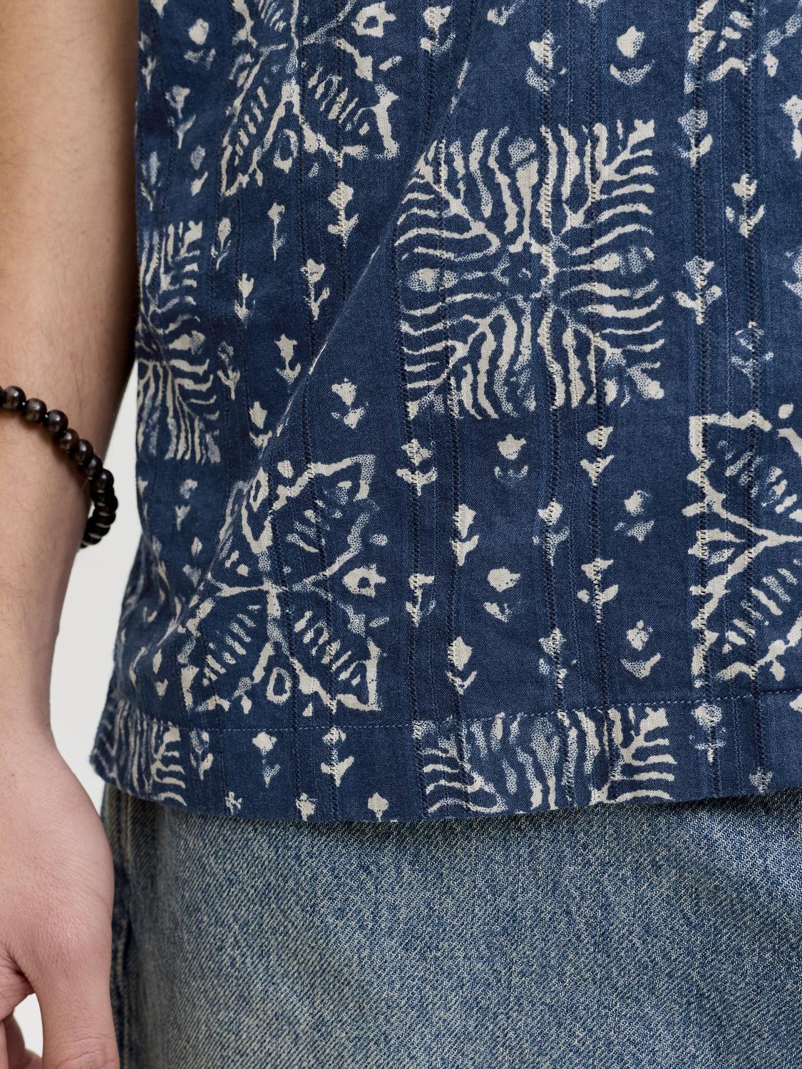 JPRBLULYON PRINT DOBBY S/S SHIRT