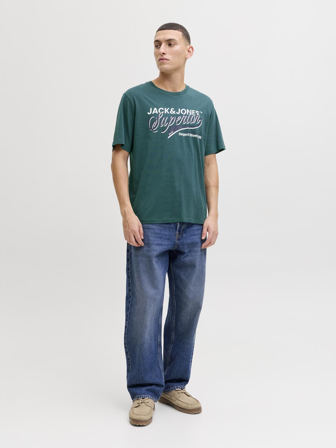 JJELOGO 2 COL S26 O-NECK T-SHIRT
