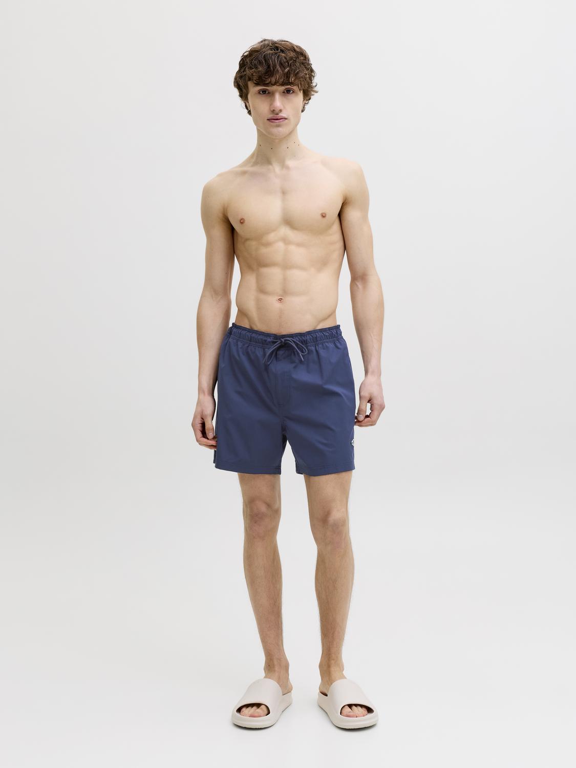 JPSTMAUI TROPIC SOLID SWIM SHORTS