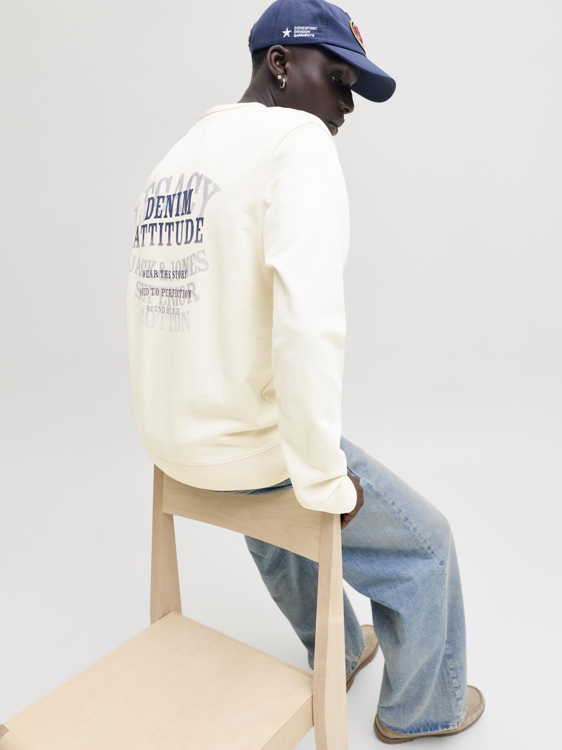 JJEDETROIT ESSENTIAL CREW SWEATSHIRT