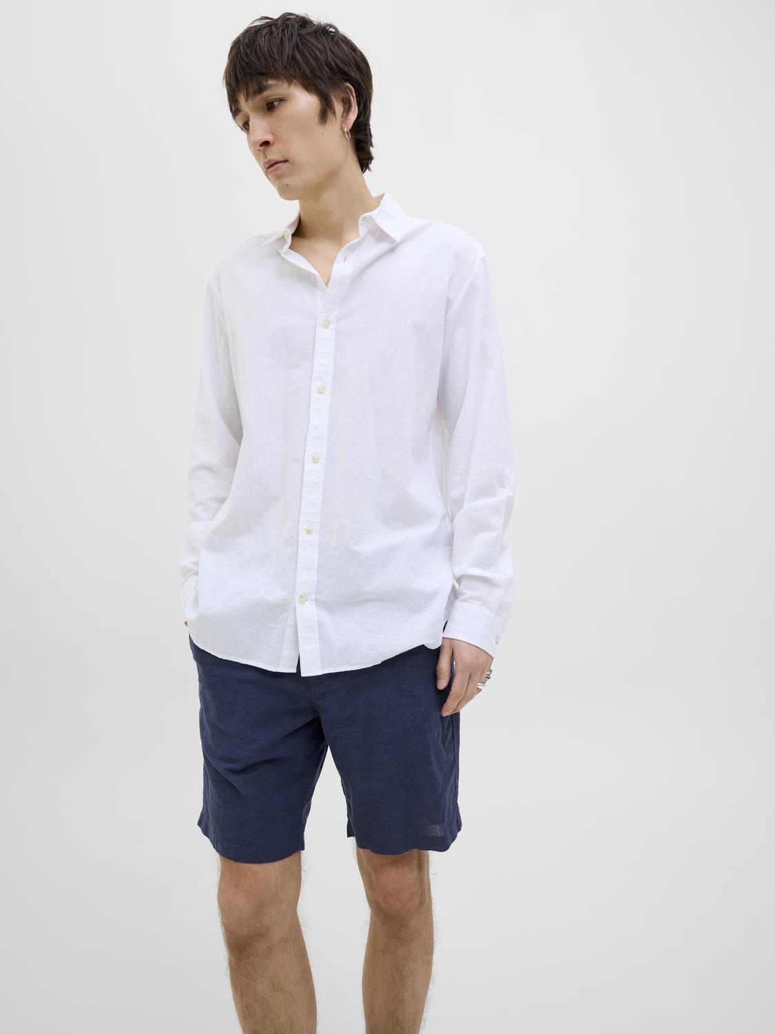 JPSTACE SUMMER LINEN BLEND SHORTS