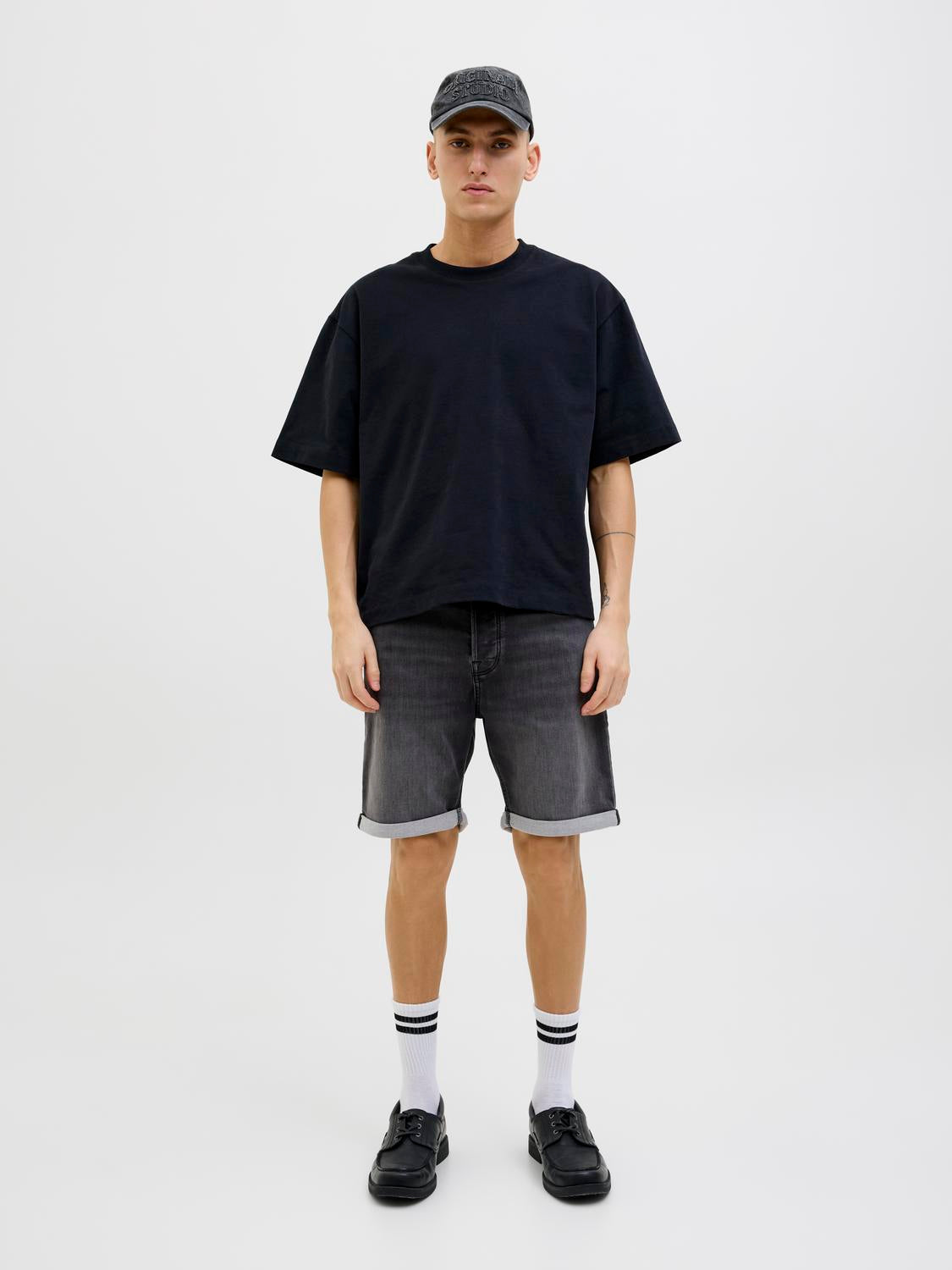 JJIRICK ICON 062 I.K. DENIM SHORTS