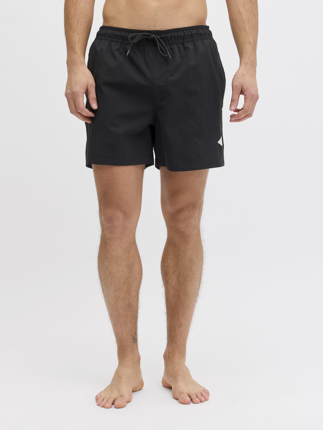 JPSTMAUI TROPIC SOLID SWIM SHORTS