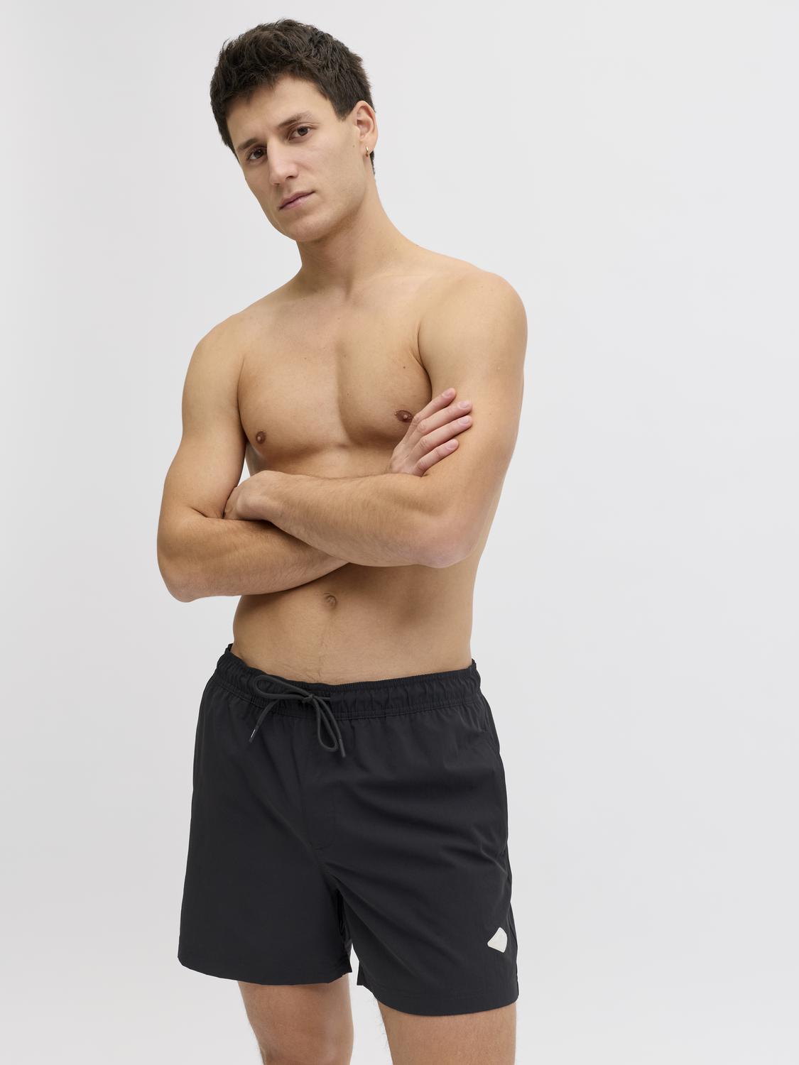 JPSTMAUI TROPIC SOLID SWIM SHORTS
