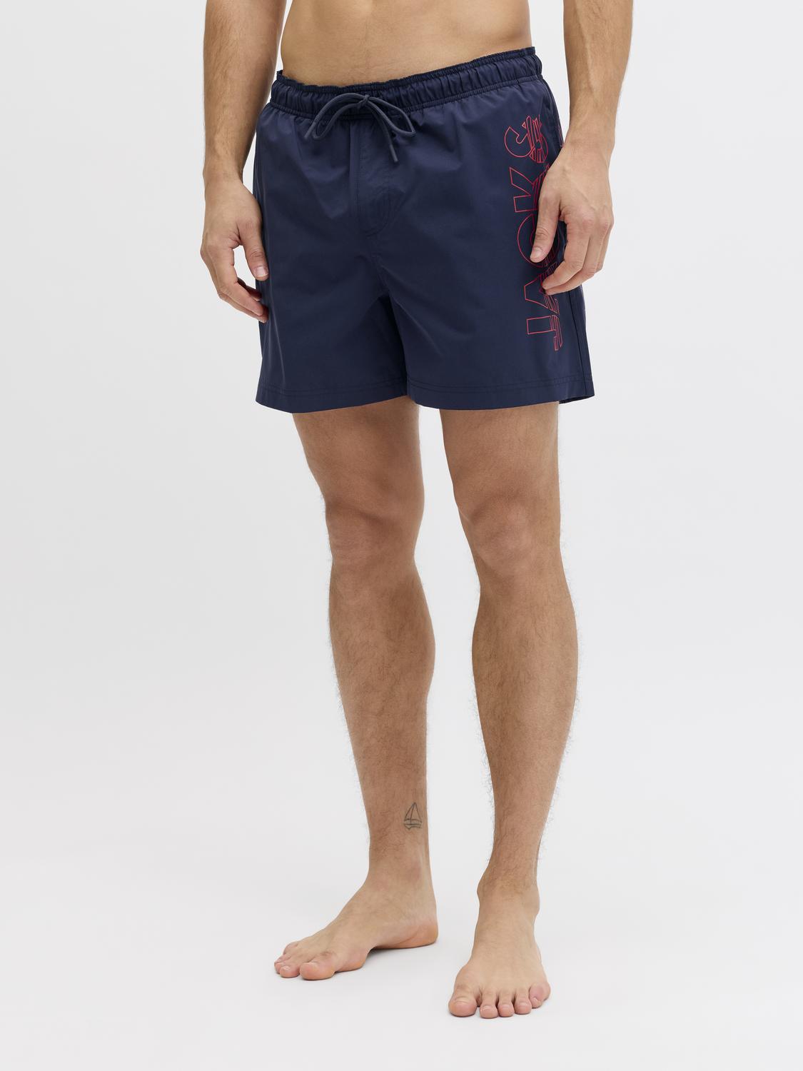 JPSTMAUI WAVE LOGO SWIM SHORTS