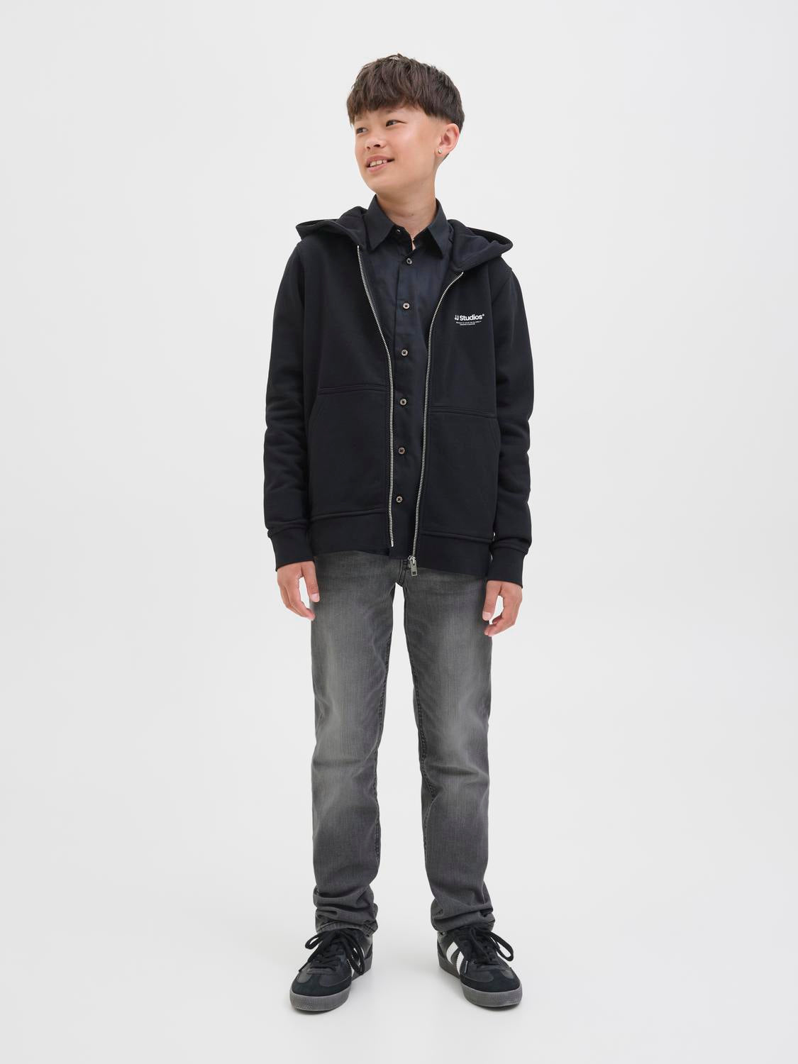 JJIGLENN Jeans - Black Denim
