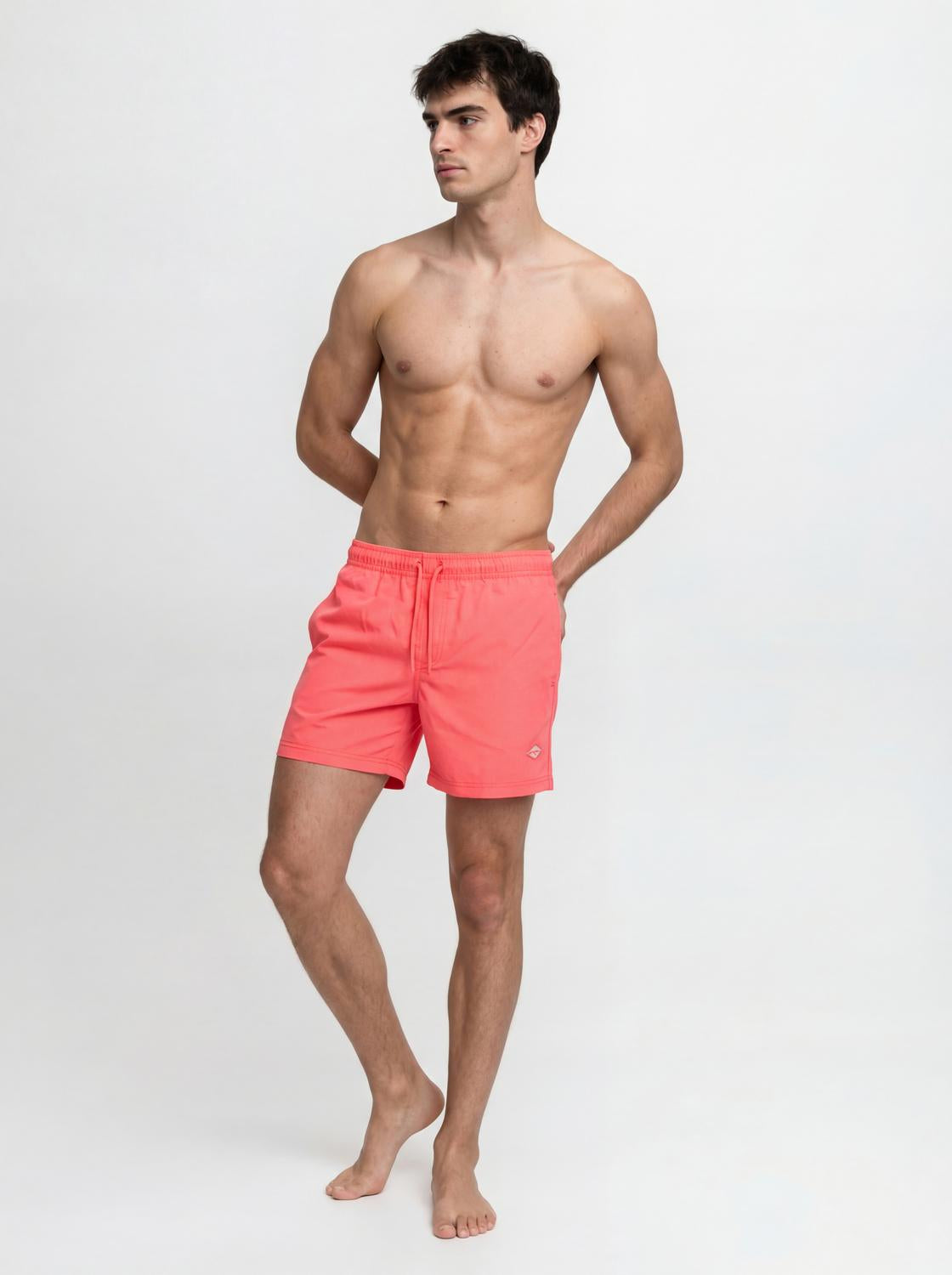 JPSTMAUI TROPIC SOLID SWIM SHORTS