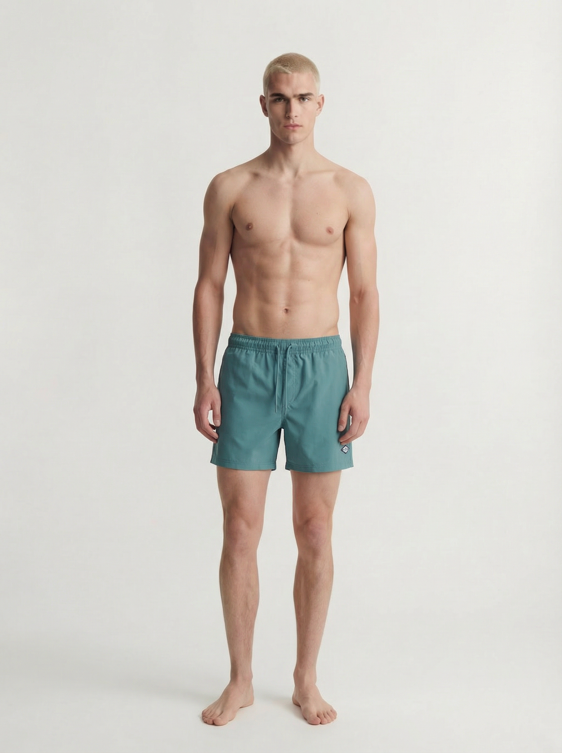 JPSTMAUI TROPIC SOLID SWIM SHORTS