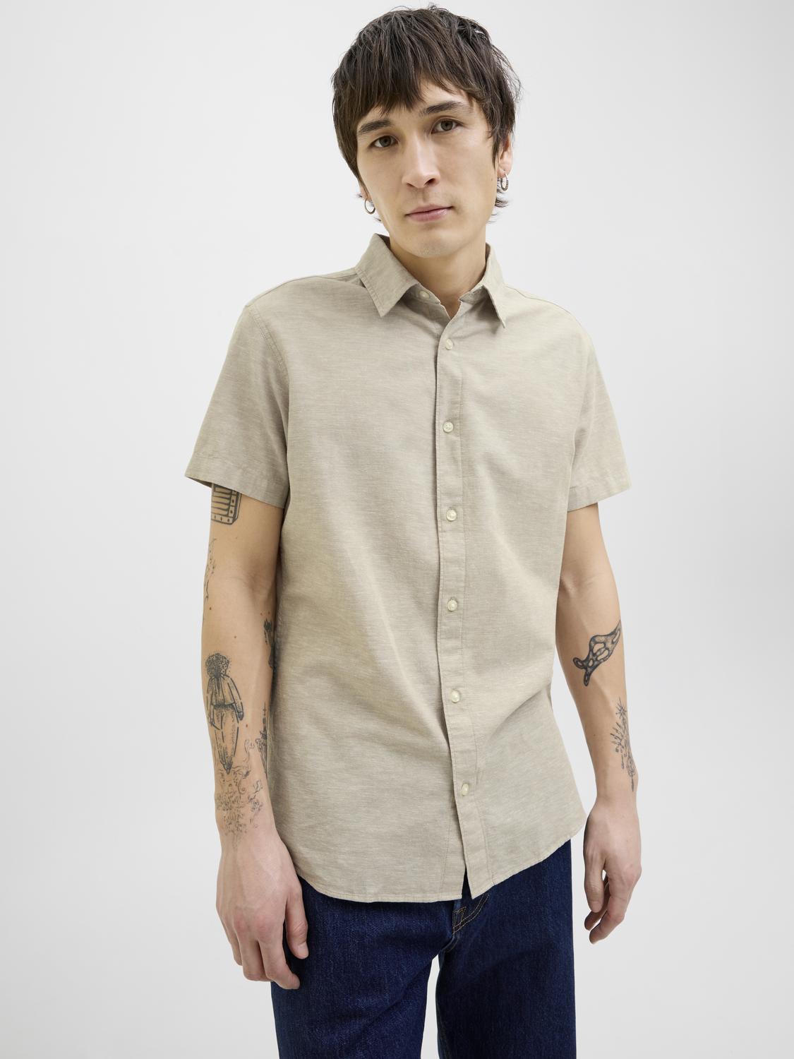 JJEBREEZE LINEN BLEND SHIRT