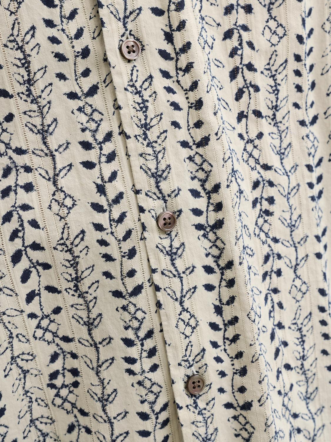 JPRBLULYON PRINT DOBBY S/S SHIRT